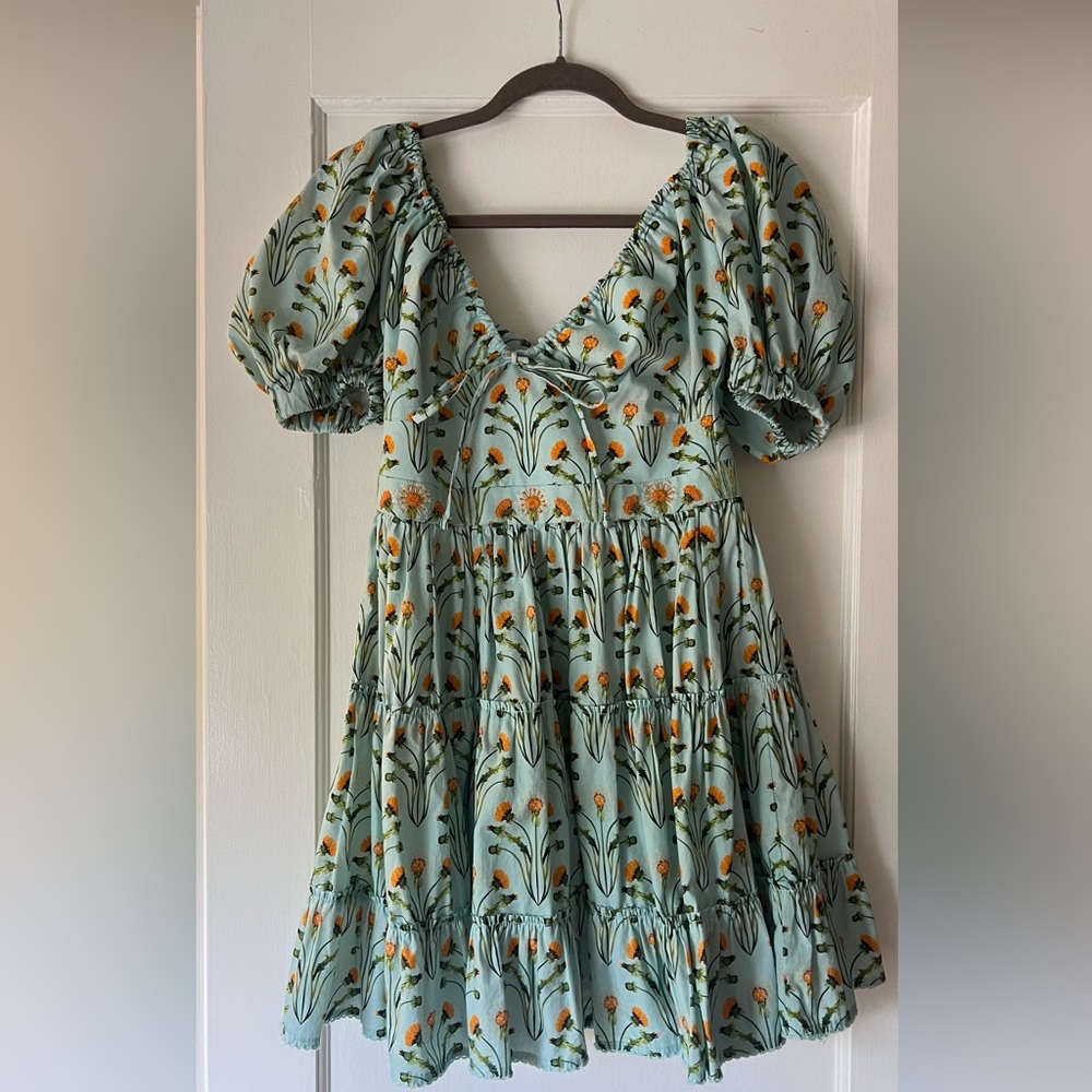 Agua by Agua Bendita ESMERALDA MINI DRESS. Size S. Worn once. Retails for $625.